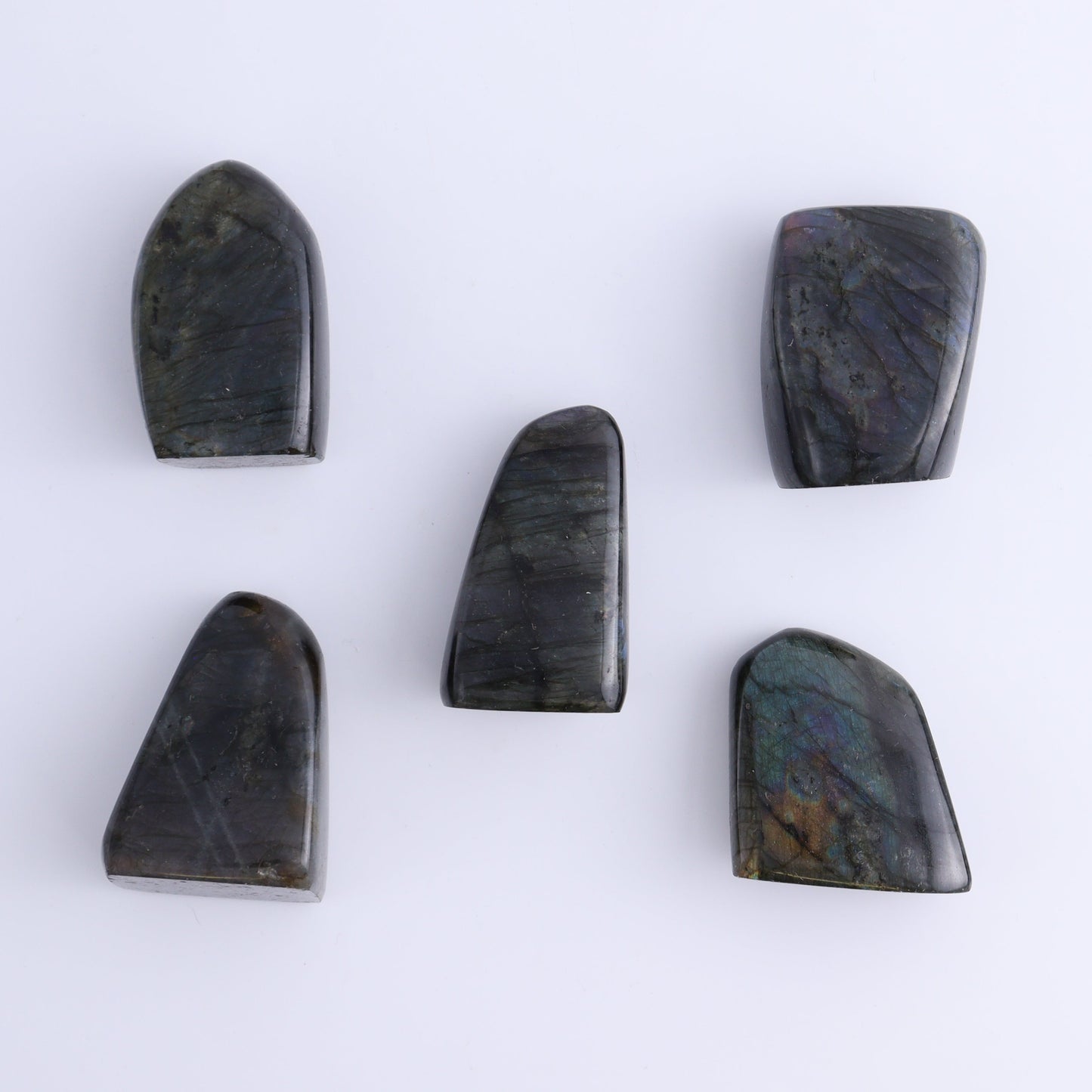 Labradorite Freeform Set of 23 - Expert Wholesale and Supplier of Wholesale Crystals & Bulk Gemstones, ["Freeforms","Labradorite","Madagascar"]