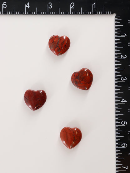 1/2kg Red Jasper Hearts - Expert Supplier of Wholesale Crystals & Bulk Gemstones