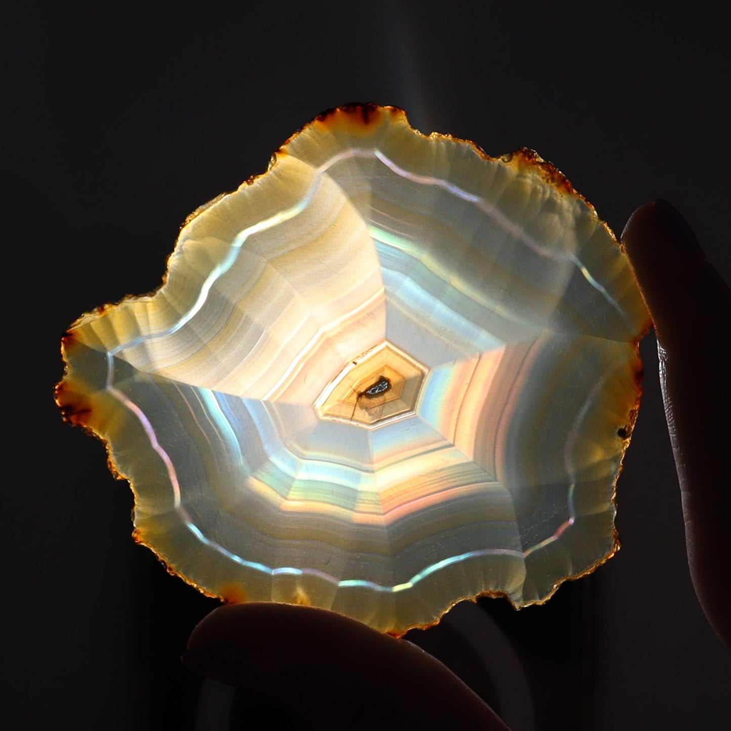 Iris Agate Slices Set of 6 - Expert Wholesale and Supplier of Wholesale Crystals & Bulk Gemstones, ["Agate","Iris Agate","Slices and Slabs"]