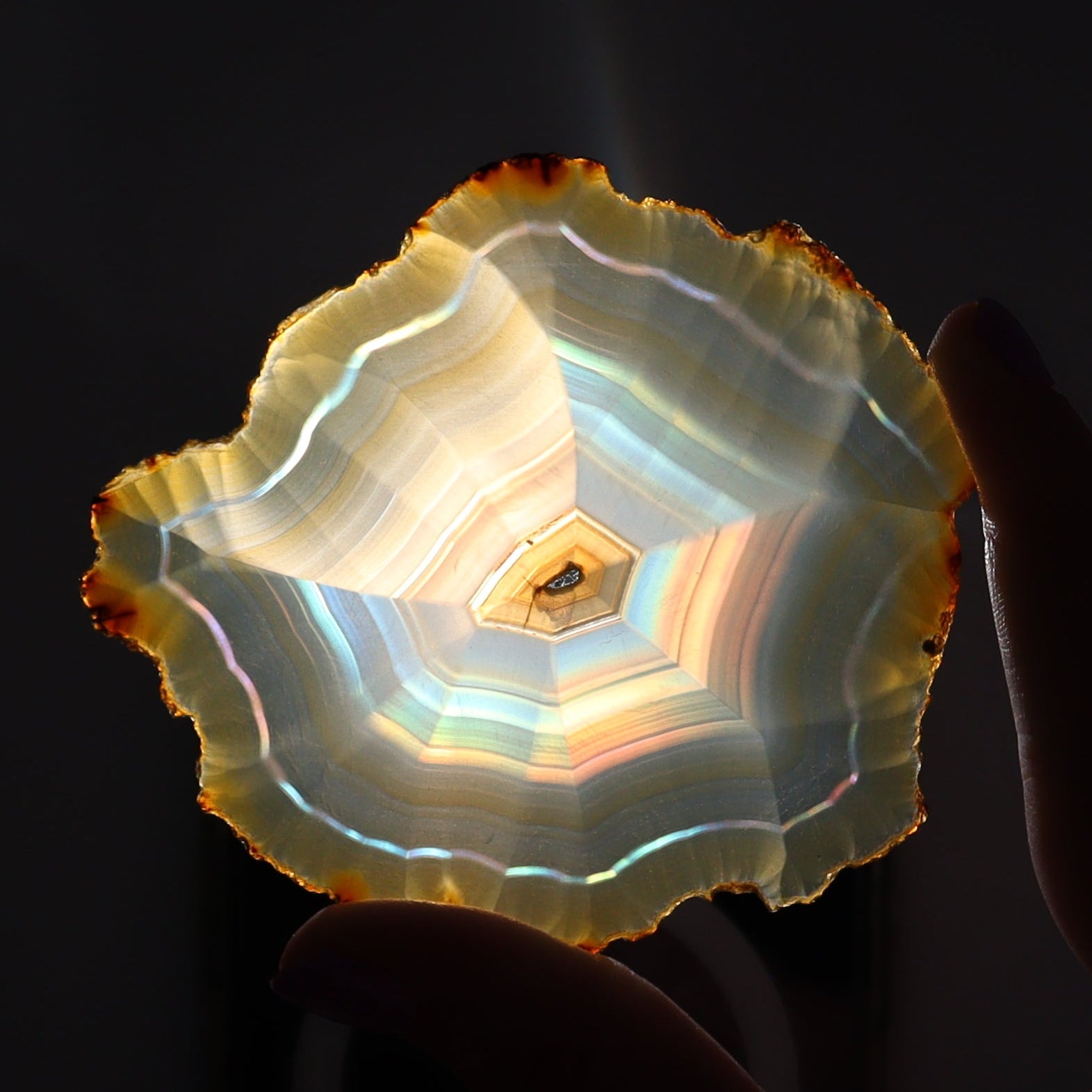 Iris Agate Slices Set of 6 - Expert Wholesale and Supplier of Wholesale Crystals & Bulk Gemstones, ["Agate","Iris Agate","Slices and Slabs"]