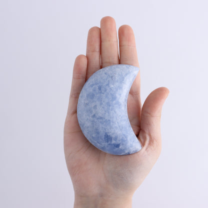 Blue Calcite Moons Set of 9 - Expert Wholesale and Supplier of Wholesale Crystals & Bulk Gemstones, ["Blue Calcite","Calcite","moons"]
