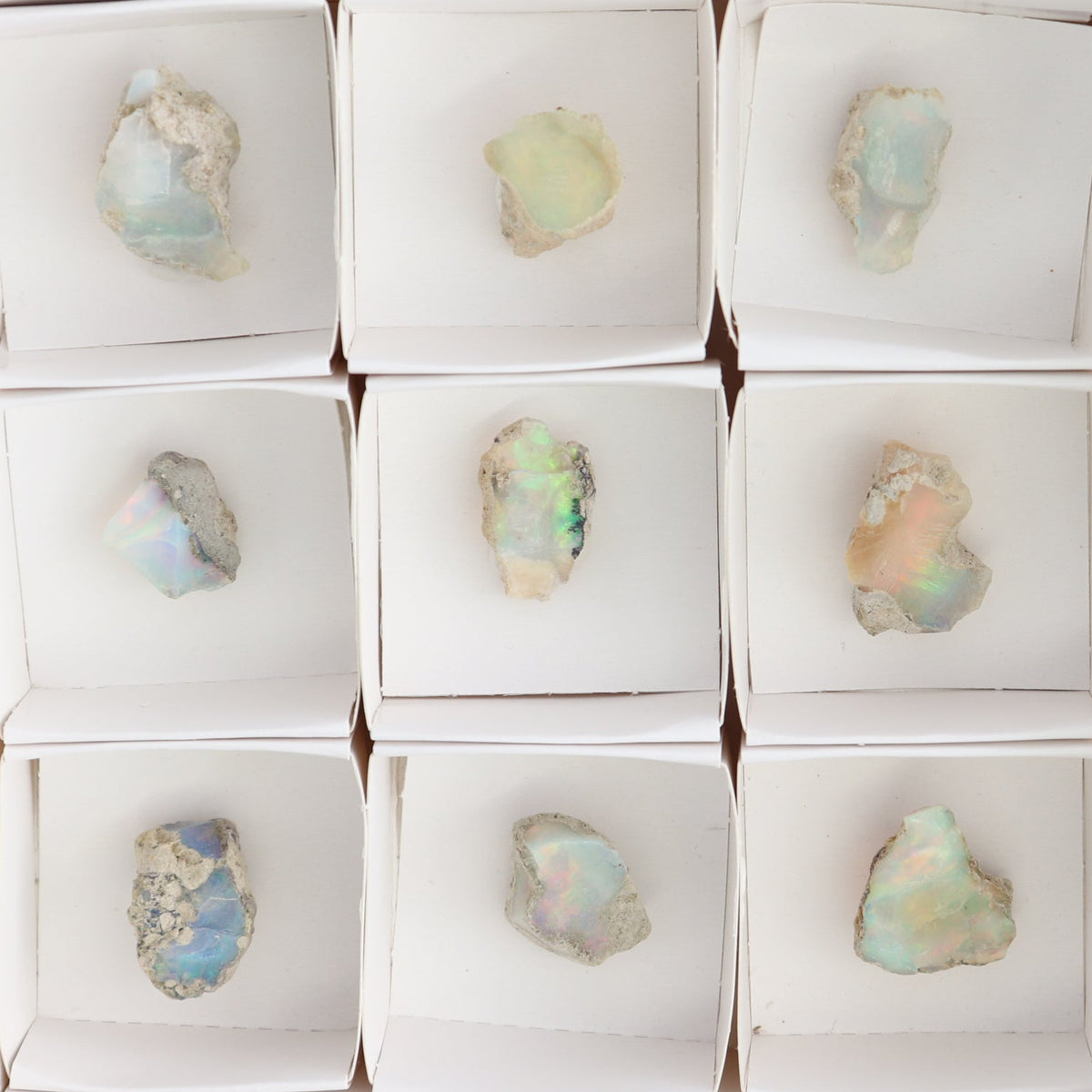 Ethiopian Opal Set of 9