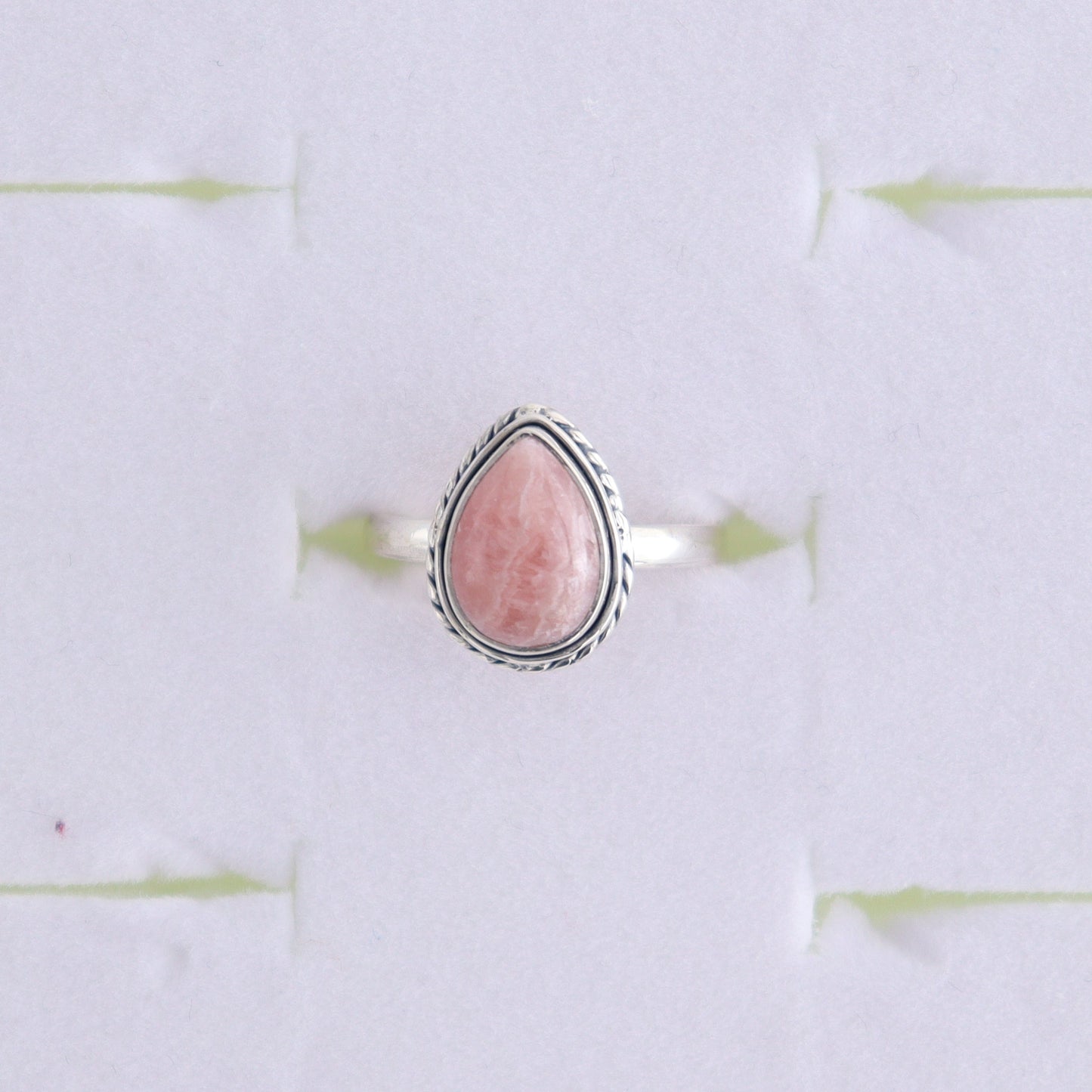 Rhodochrosite Rings Set of 7 (Ring Holders Not Included) - Expert Wholesale and Supplier of Wholesale Crystals & Bulk Gemstones, ["Rhodochrosite","Ring","rings","sterling silver"]