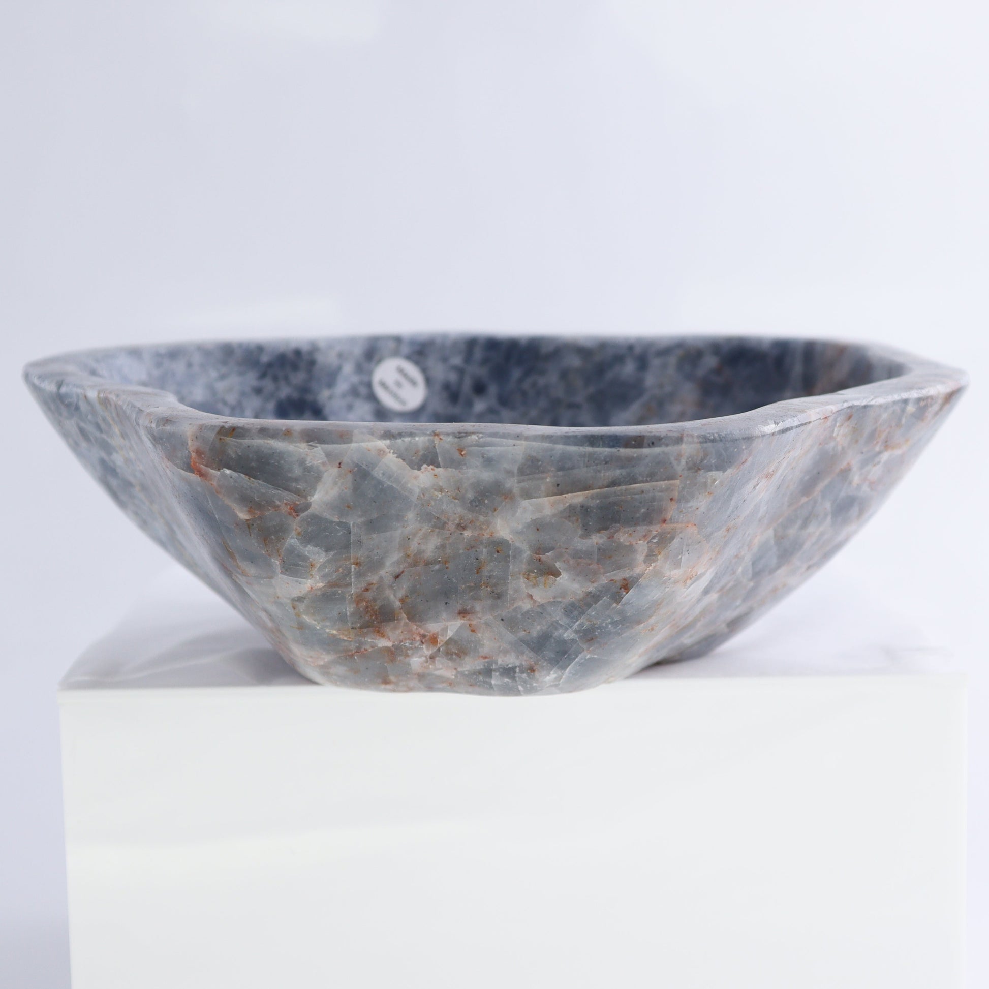 Blue Calcite Bowls Set of 3 - Expert Wholesale and Supplier of Wholesale Crystals & Bulk Gemstones, ["Blue Calcite","bowl","Bowls","Calcite","Mexico"]
