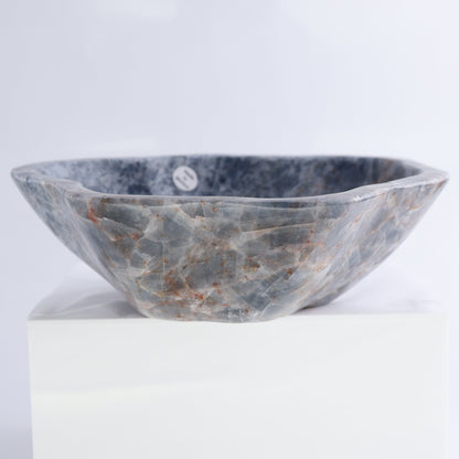 Blue Calcite Bowls Set of 3 - Expert Wholesale and Supplier of Wholesale Crystals & Bulk Gemstones, ["Blue Calcite","bowl","Bowls","Calcite","Mexico"]