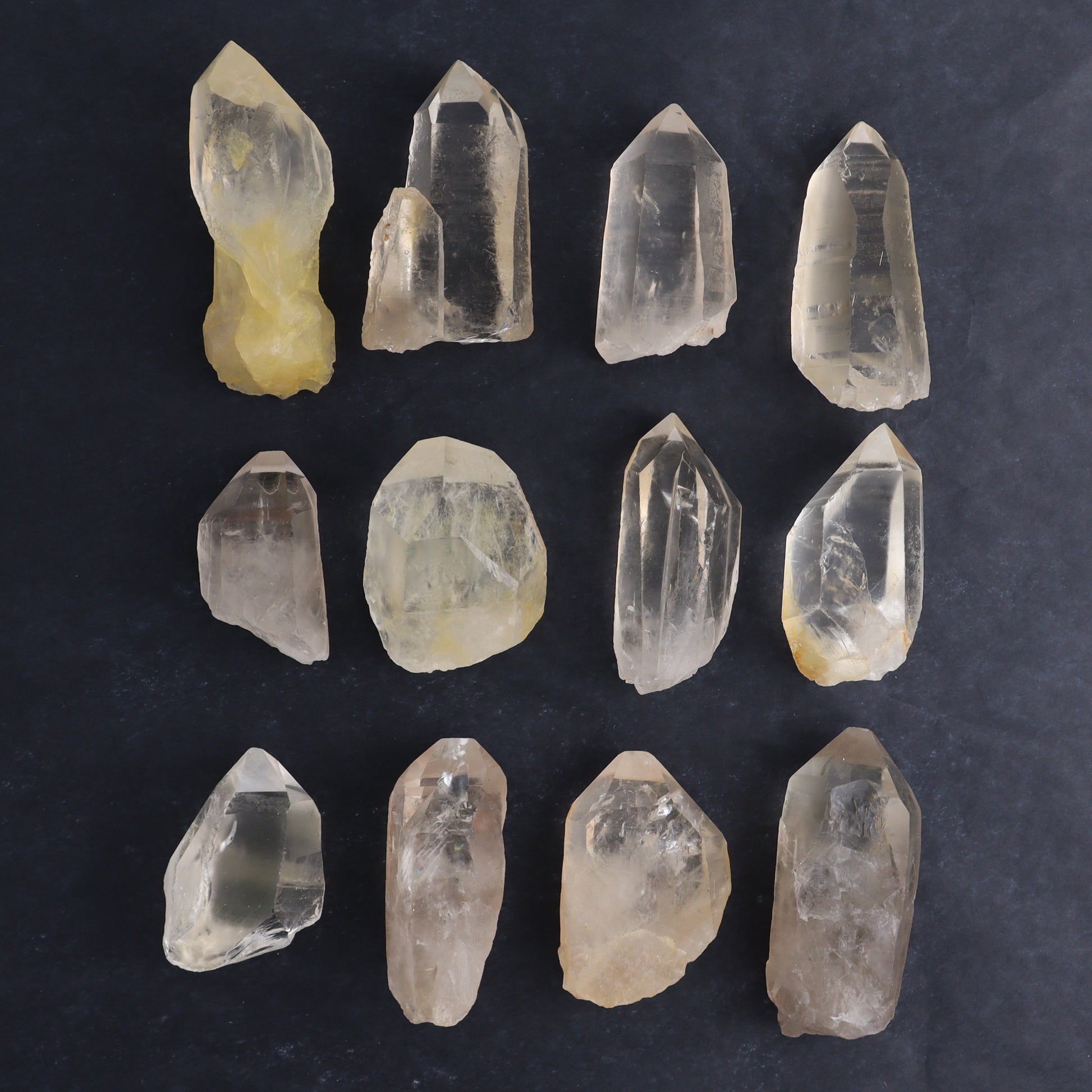 Lemurian Rough Towers Set of 12 - Expert Wholesale and Supplier of Wholesale Crystals & Bulk Gemstones, ["Lemurian","Rough","Towers"]