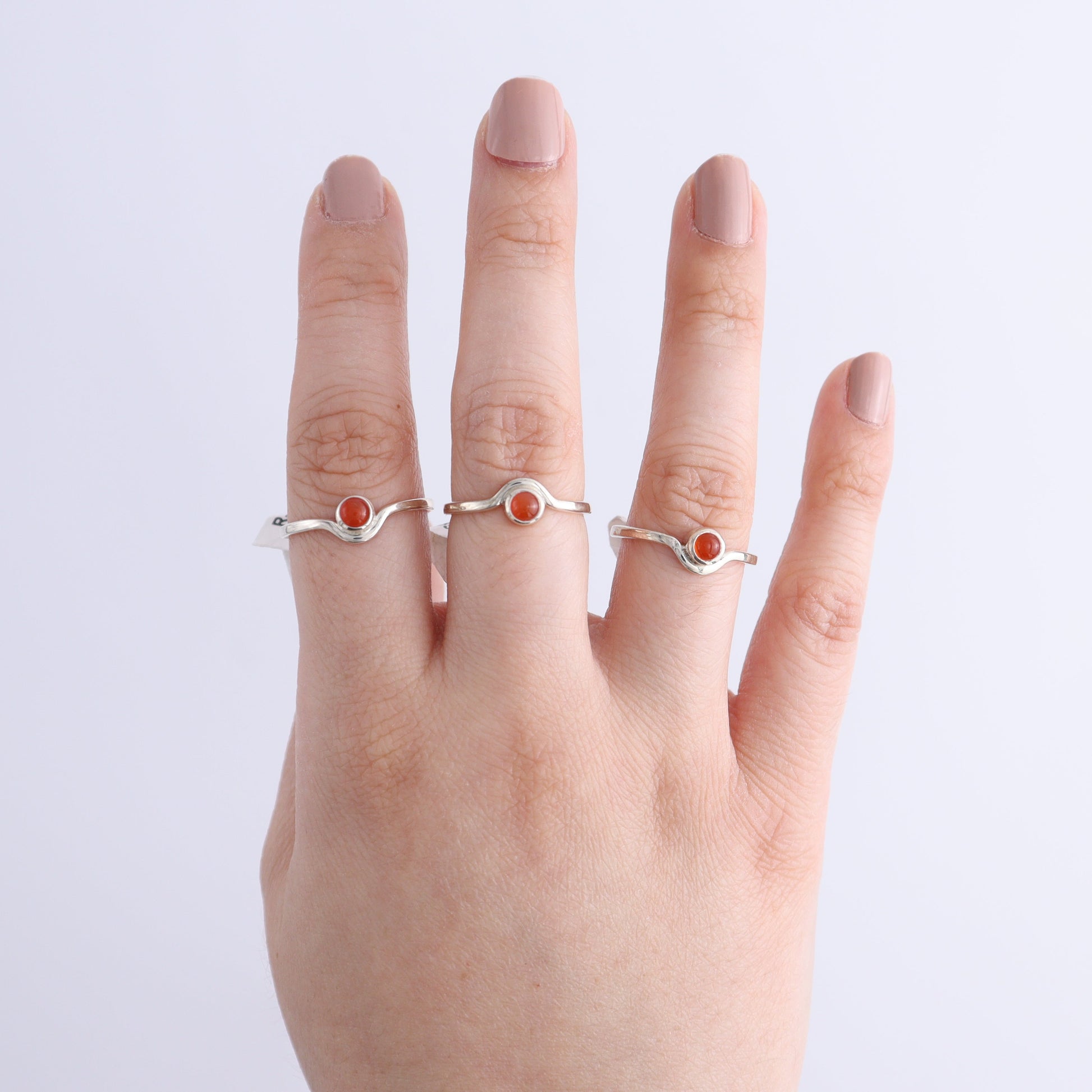 One Carnelian Ring - Expert Wholesale and Supplier of Wholesale Crystals & Bulk Gemstones, ["carnelian","India","Ring","sterling silver"]