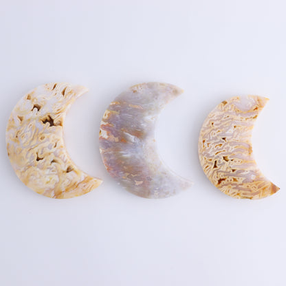 Agate Moons Set of 9 - Expert Wholesale and Supplier of Wholesale Crystals & Bulk Gemstones, ["Agate","moons"]
