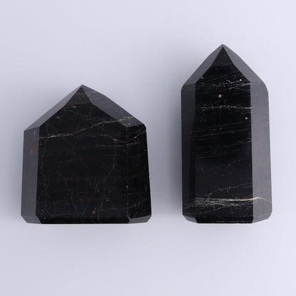 Tourmaline Towers Set of 6 - Expert Wholesale and Supplier of Wholesale Crystals & Bulk Gemstones, ["Black Tourmaline","Brazil","close_30","Tourmaline","Towers"]