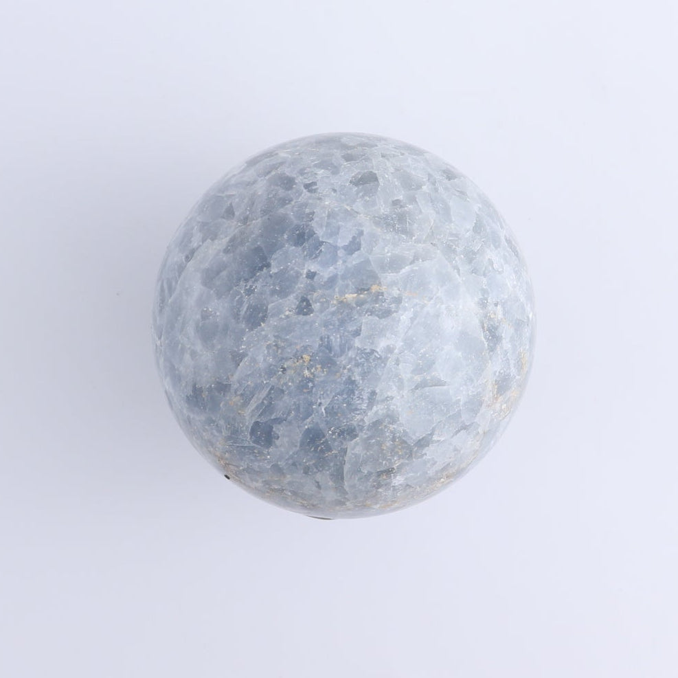 One Large Sphere Blue Calcite
