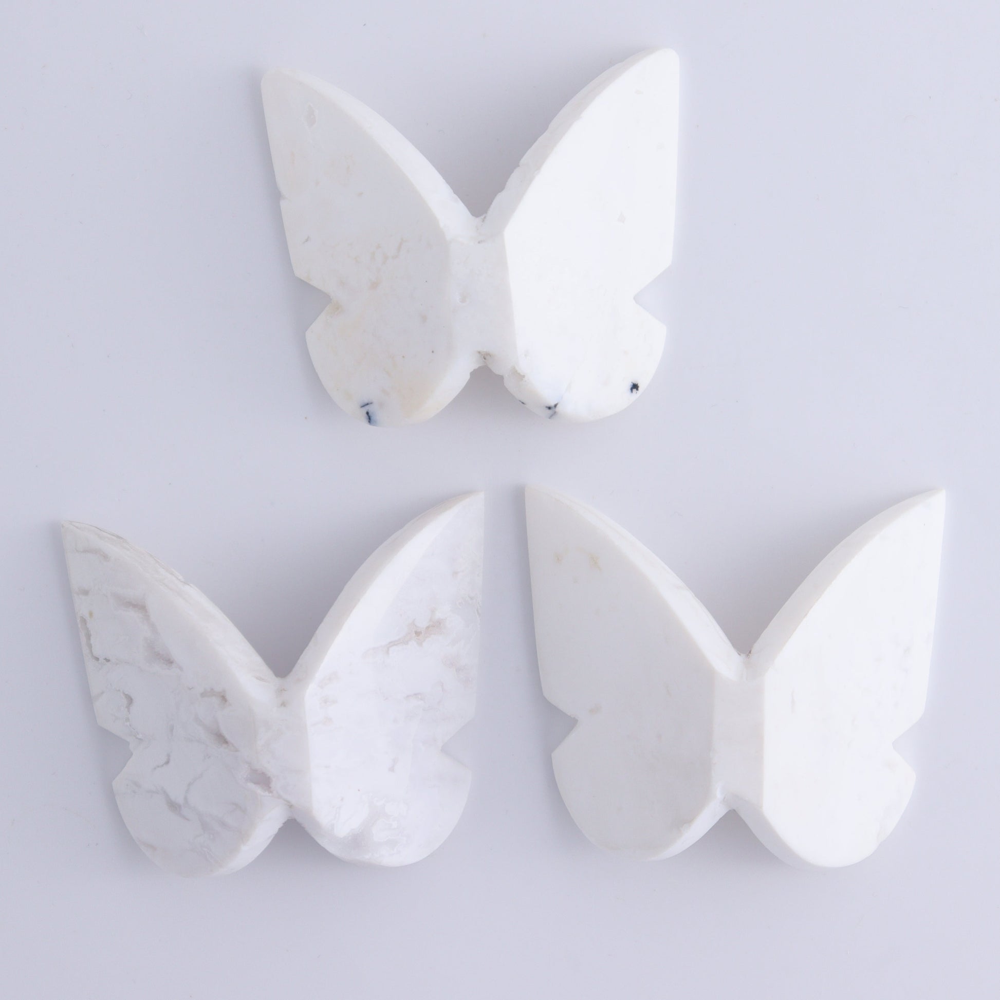 Plume Agate Butterflies Set of 10 - Expert Wholesale and Supplier of Wholesale Crystals & Bulk Gemstones, ["Agate","Butterflies","Butterfly","Plume Agate"]