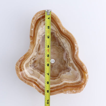 One Bowl Mexican Onyx/Calcite Honey Banding Rough