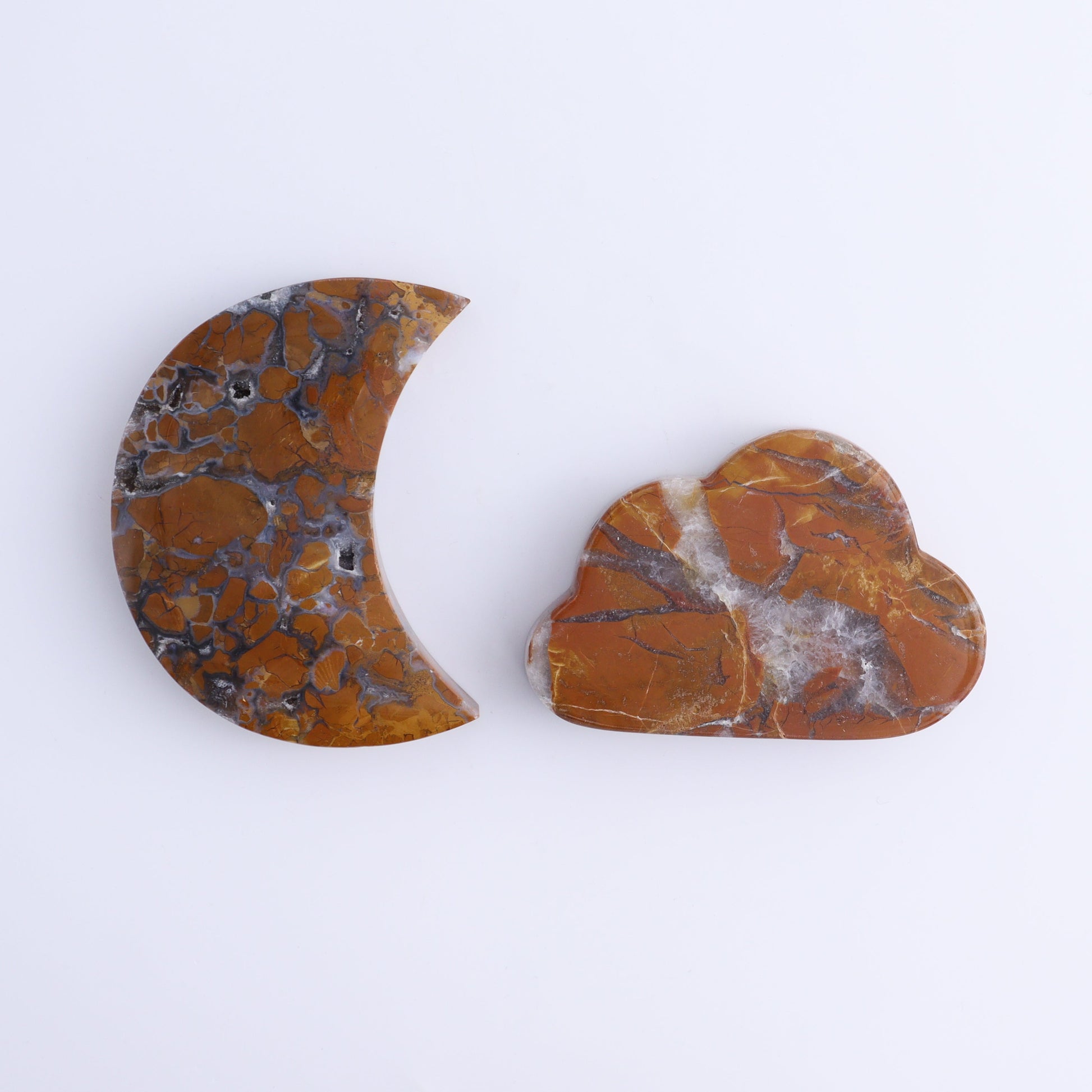 Brecciated Jasper Moons, Stars, Towers, Clouds, and Flames Set of 10 - Expert Wholesale and Supplier of Wholesale Crystals & Bulk Gemstones, ["Brecciated Jasper","Clouds","flames","Indonesia","moons","stars","Towers"]