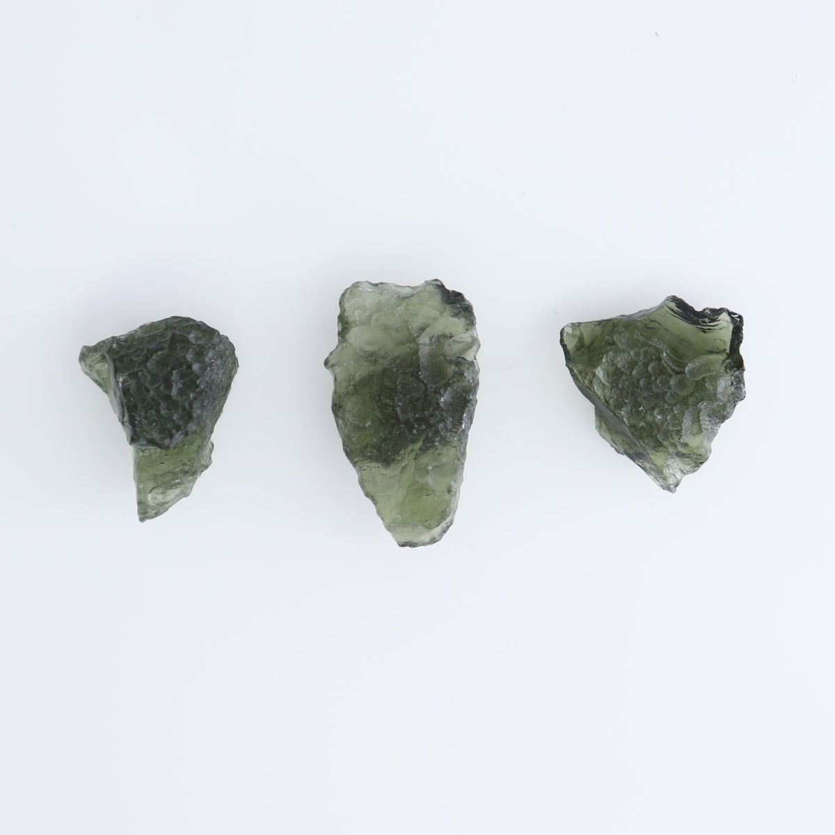 Moldavite Pieces Set of 3