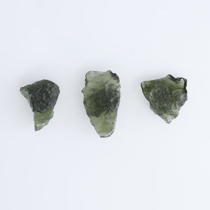 Moldavite Pieces Set of 3