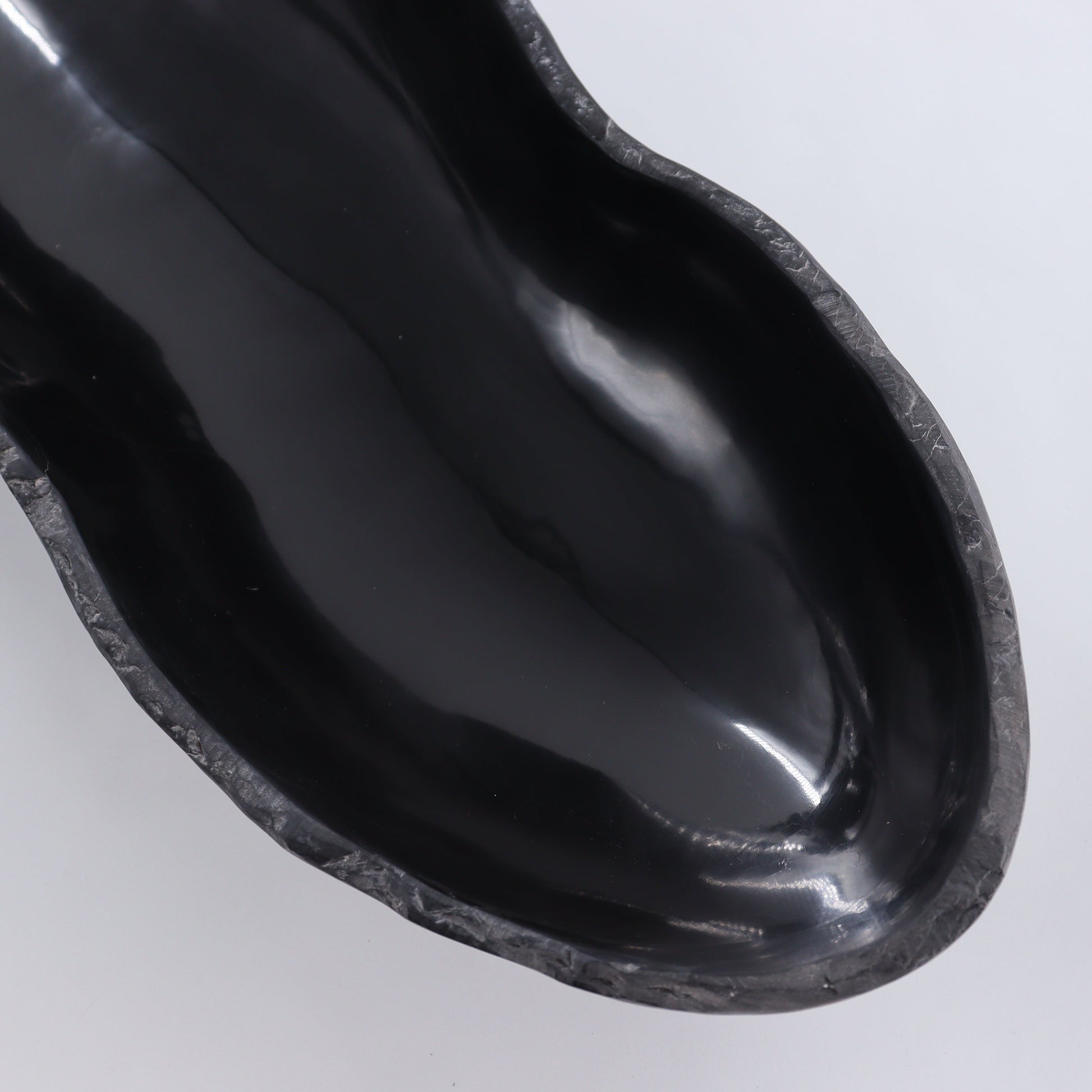 Black Marble Canoe Bowl - Expert Wholesale and Supplier of Wholesale Crystals & Bulk Gemstones, ["Black Marble","Bowls","canoe","Marble","Mexico"]