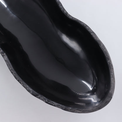 Black Marble Canoe Bowl - Expert Wholesale and Supplier of Wholesale Crystals & Bulk Gemstones, ["Black Marble","Bowls","canoe","Marble","Mexico"]