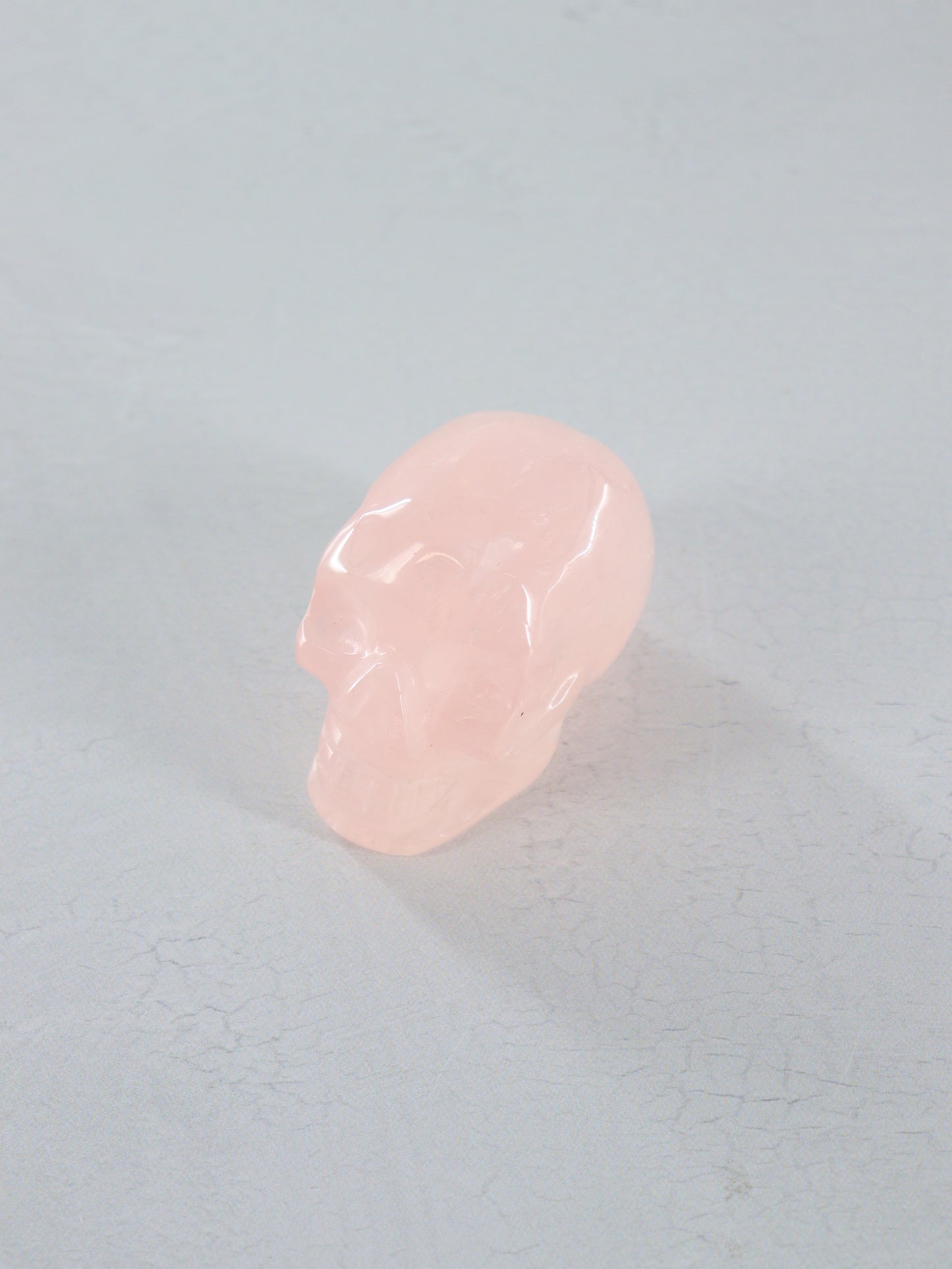 Rose Quartz Skulls Set of 4 - Expert Vendor of Wholesale Crystals