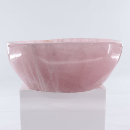 Rose Quartz Bowl - Expert Wholesale and Supplier of Wholesale Crystals & Bulk Gemstones, ["Bowls","Madagascar","Rose Quartz"]