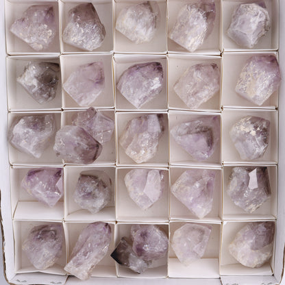 Phantom Amethyst Top Polished Set of 37 - Expert Wholesale and Supplier of Wholesale Crystals & Bulk Gemstones, ["Flats","Phantom Amethyst"]