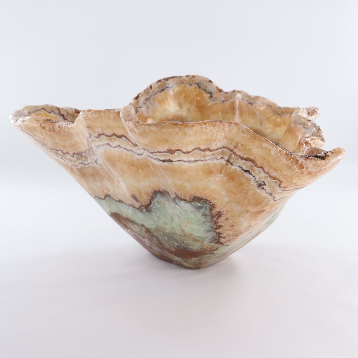 Mexican Onyx/Calcite Bowl - Expert Wholesale and Supplier of Wholesale Crystals & Bulk Gemstones, ["Bowls","Calcite","Mexico","onyx"]
