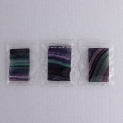 Fluorite Mini Slab Set of 8 - Expert Wholesale and Supplier of Wholesale Crystals & Bulk Gemstones, ["China","Fluorite","Rectangle"]