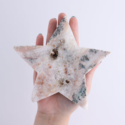 Pink Amethyst Stars Set of 2 - Expert Wholesale and Supplier of Wholesale Crystals & Bulk Gemstones, ["Amethyst","Brazil","Pink Amethyst","stars"]