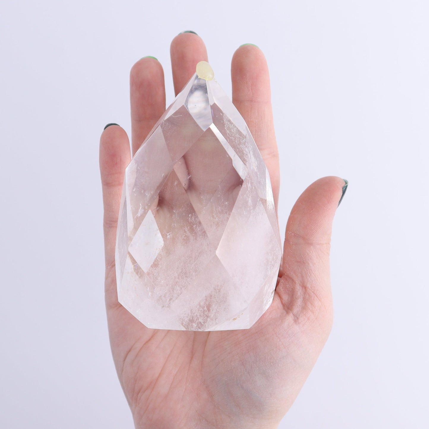 Quartz Faceted Egg with Point Set of 4 - Expert Wholesale and Supplier of Wholesale Crystals & Bulk Gemstones, ["Brazil","Clear Quartz","Mixed Carvings","Quartz"]