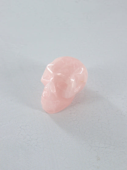 Rose Quartz Skulls Set of 4 - Expert Vendor of Wholesale Crystals