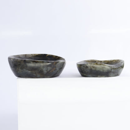 Labradorite Bowls Set of 6 - Expert Wholesale and Supplier of Wholesale Crystals & Bulk Gemstones, ["Bowls","Labradorite","Madagascar"]