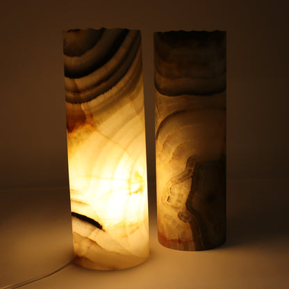 Onyx Lamps Set of 2 - Expert Wholesale and Supplier of Wholesale Crystals & Bulk Gemstones, ["Lamps","Mexico","onyx"]