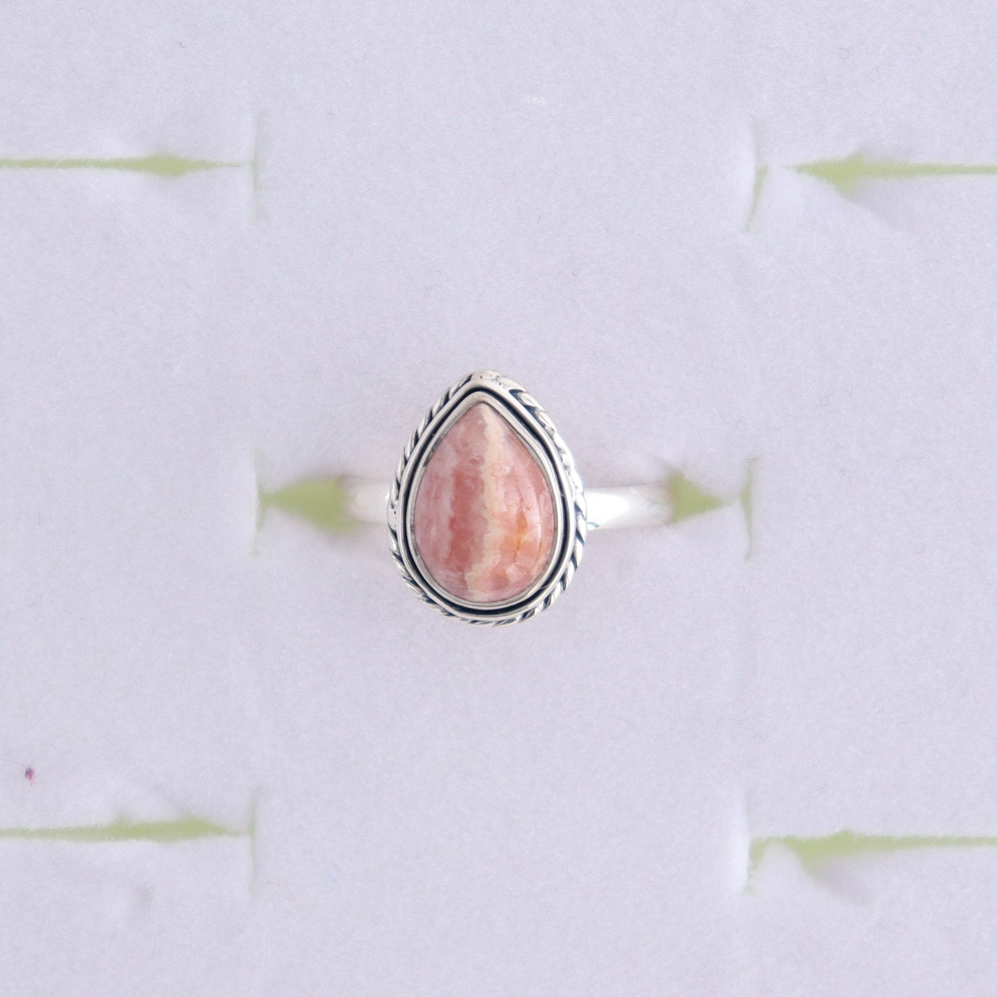 Rhodochrosite Rings Set of 7 (Ring Holders Not Included) - Expert Wholesale and Supplier of Wholesale Crystals & Bulk Gemstones, ["Rhodochrosite","Ring","rings","sterling silver"]
