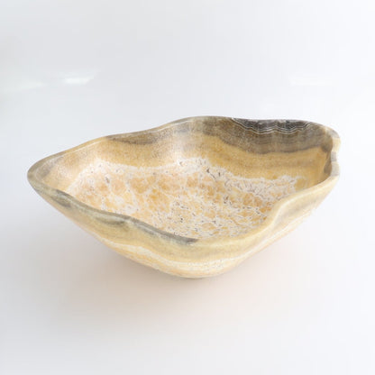 Mexican Onyx/Calcite Bowl 13"