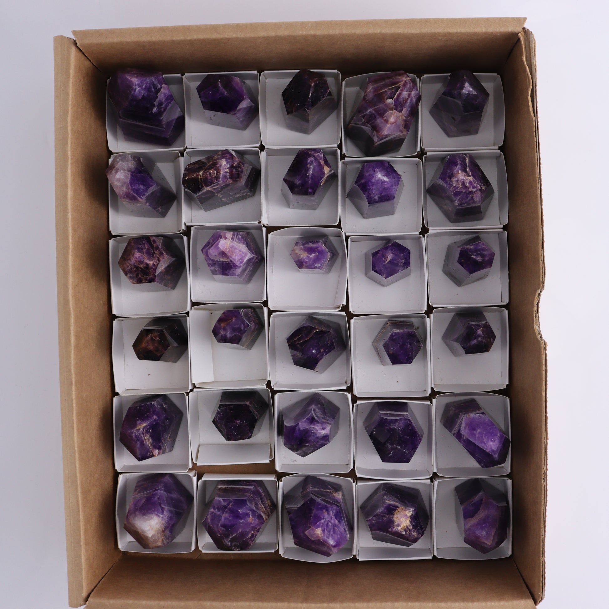 Amethyst Towers Set of 30 - Expert Wholesale and Supplier of Wholesale Crystals & Bulk Gemstones, []