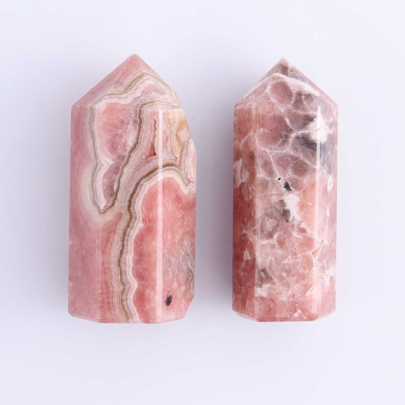 Rhodochrosite Towers Set of 6 - Expert Wholesale and Supplier of Wholesale Crystals & Bulk Gemstones, ["Argentina","Rhodochrosite","Towers"]