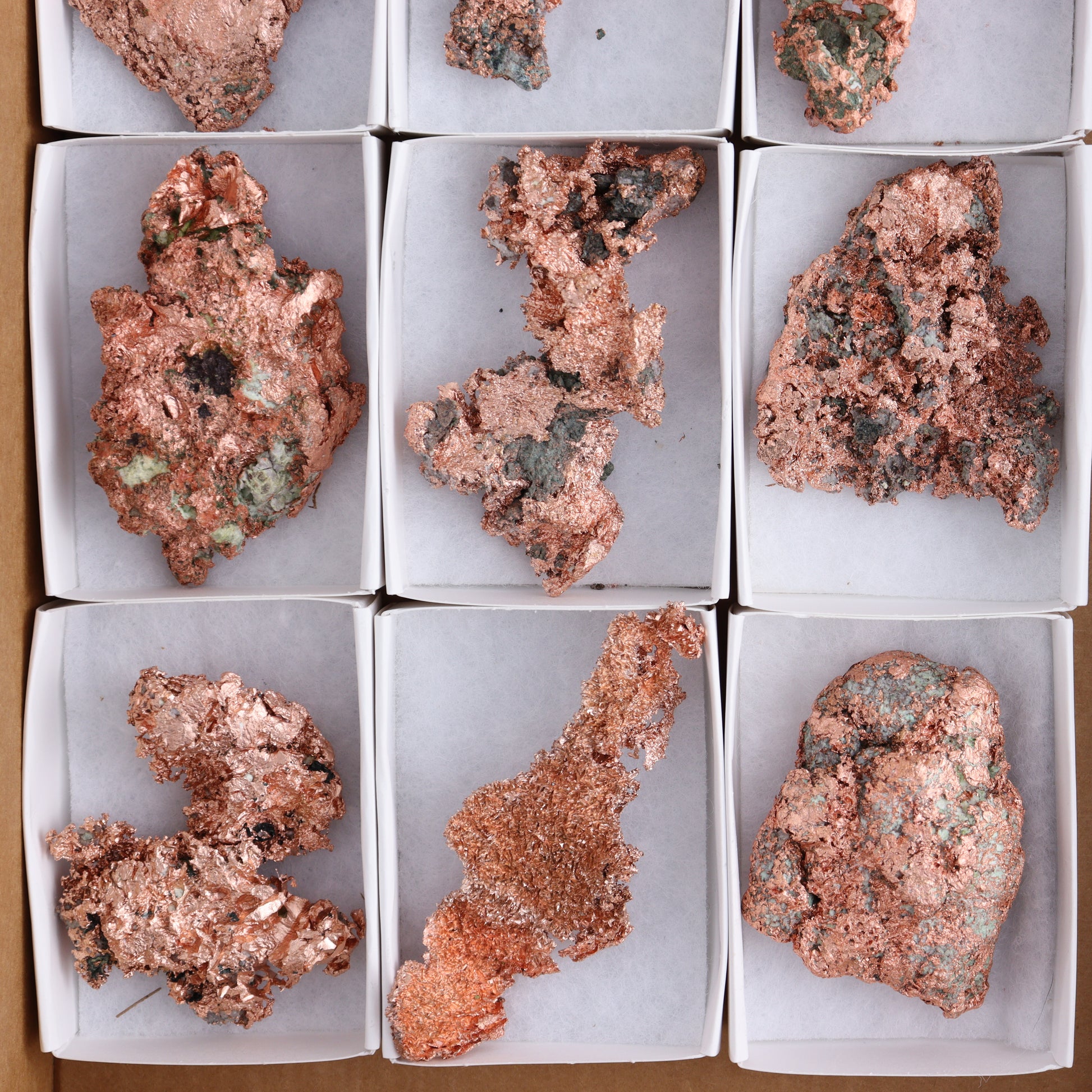 Native Copper Flat of 9 - Expert Wholesale and Supplier of Wholesale Crystals & Bulk Gemstones, ["copper","Freeforms","Native Copper","United States"]