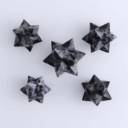 Indigo Gabbro Stars Set of 16 & 4 Cut Base Star