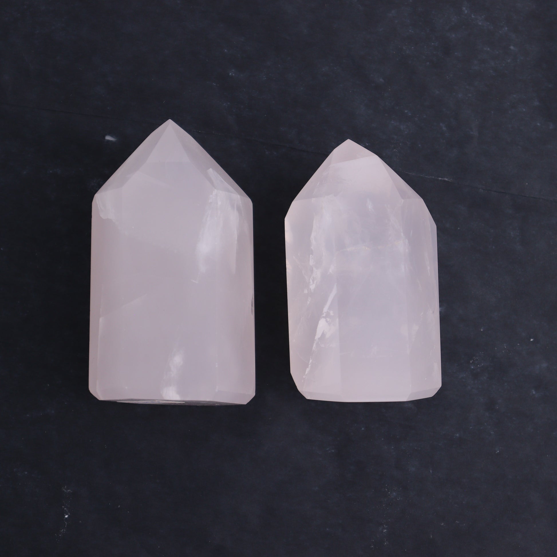 Pink Girasol Quartz Towers Set of 4 - Expert Wholesale and Supplier of Wholesale Crystals & Bulk Gemstones, ["Brazil","Girasol","Girasol Quartz","Quartz","Towers"]