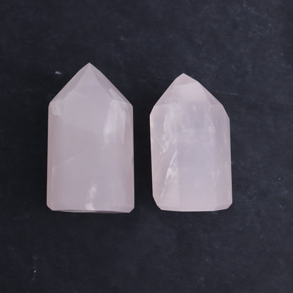 Pink Girasol Quartz Towers Set of 4 - Expert Wholesale and Supplier of Wholesale Crystals & Bulk Gemstones, ["Brazil","Girasol","Girasol Quartz","Quartz","Towers"]
