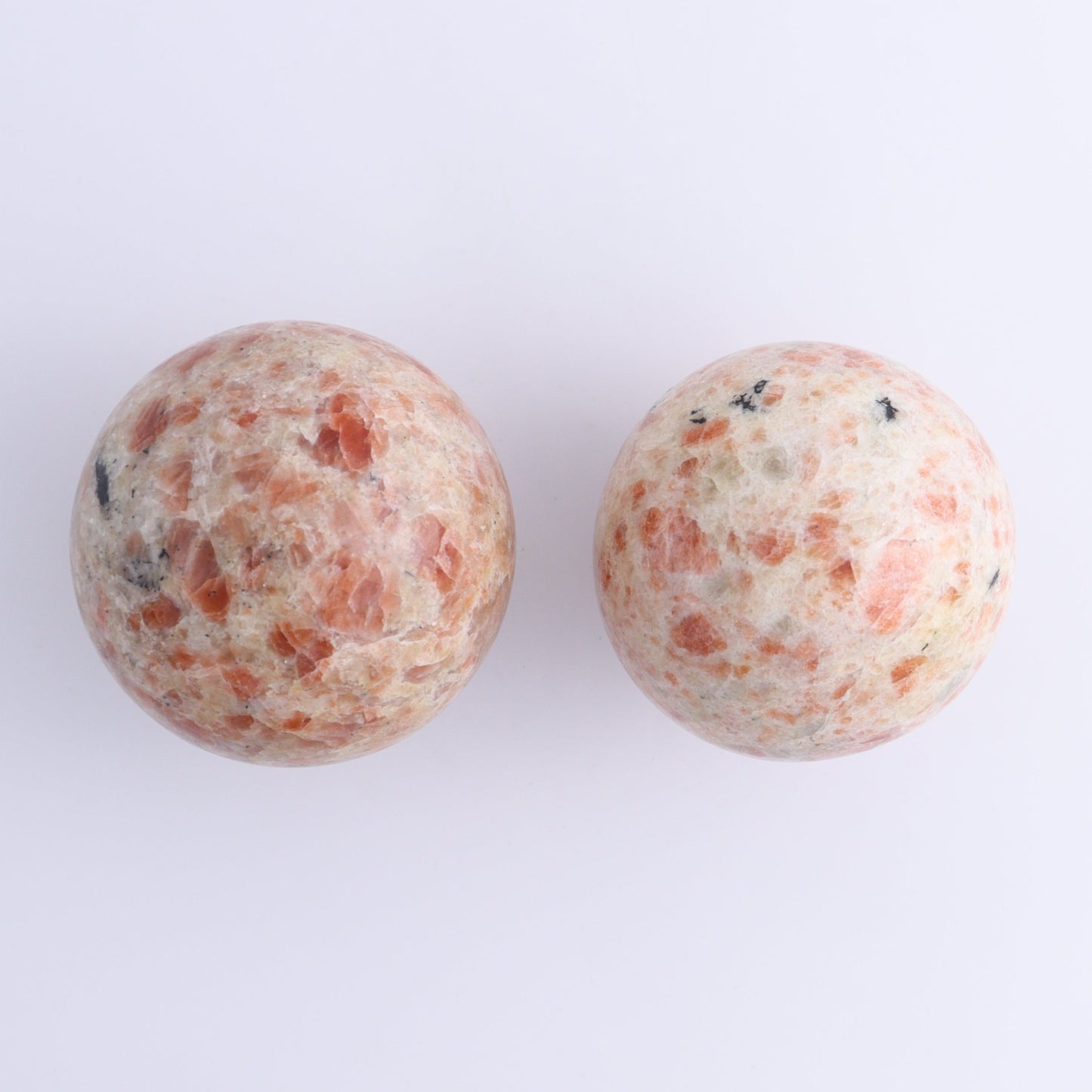 Sunstone Spheres Set of 5 - Expert Wholesale and Supplier of Wholesale Crystals & Bulk Gemstones, ["Spheres","Sunstone"]