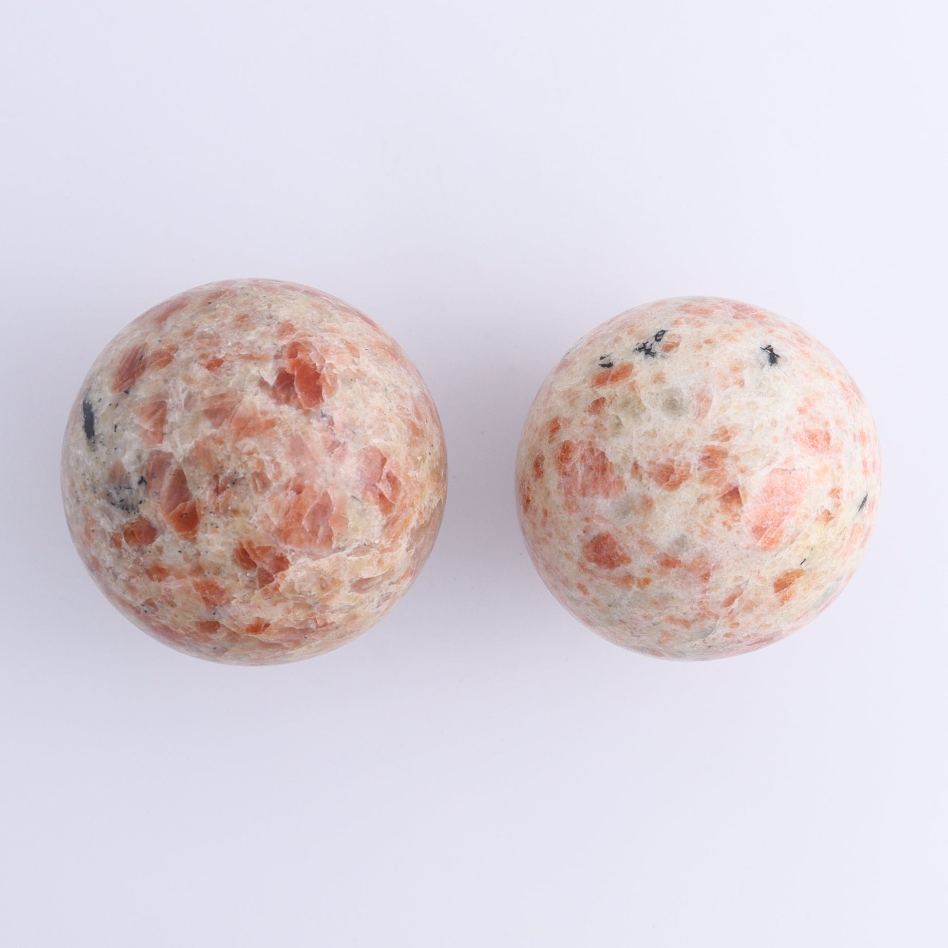 Sunstone Spheres Set of 5 - Expert Wholesale and Supplier of Wholesale Crystals & Bulk Gemstones, ["Spheres","Sunstone"]