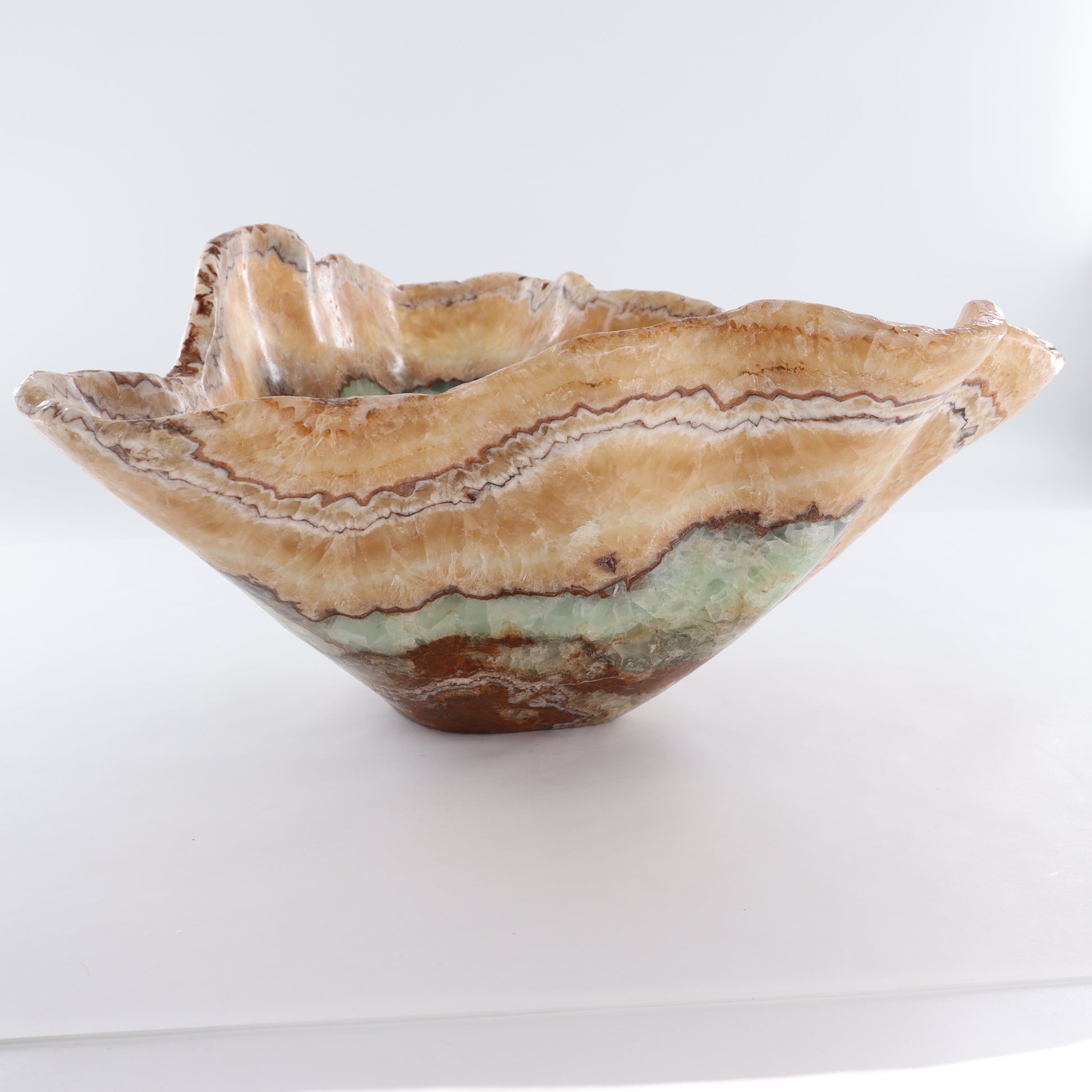 Mexican Onyx/Calcite Bowl - Expert Wholesale and Supplier of Wholesale Crystals & Bulk Gemstones, ["Bowls","Calcite","Mexico","onyx"]