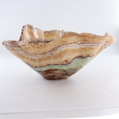 Mexican Onyx/Calcite Bowl - Expert Wholesale and Supplier of Wholesale Crystals & Bulk Gemstones, ["Bowls","Calcite","Mexico","onyx"]