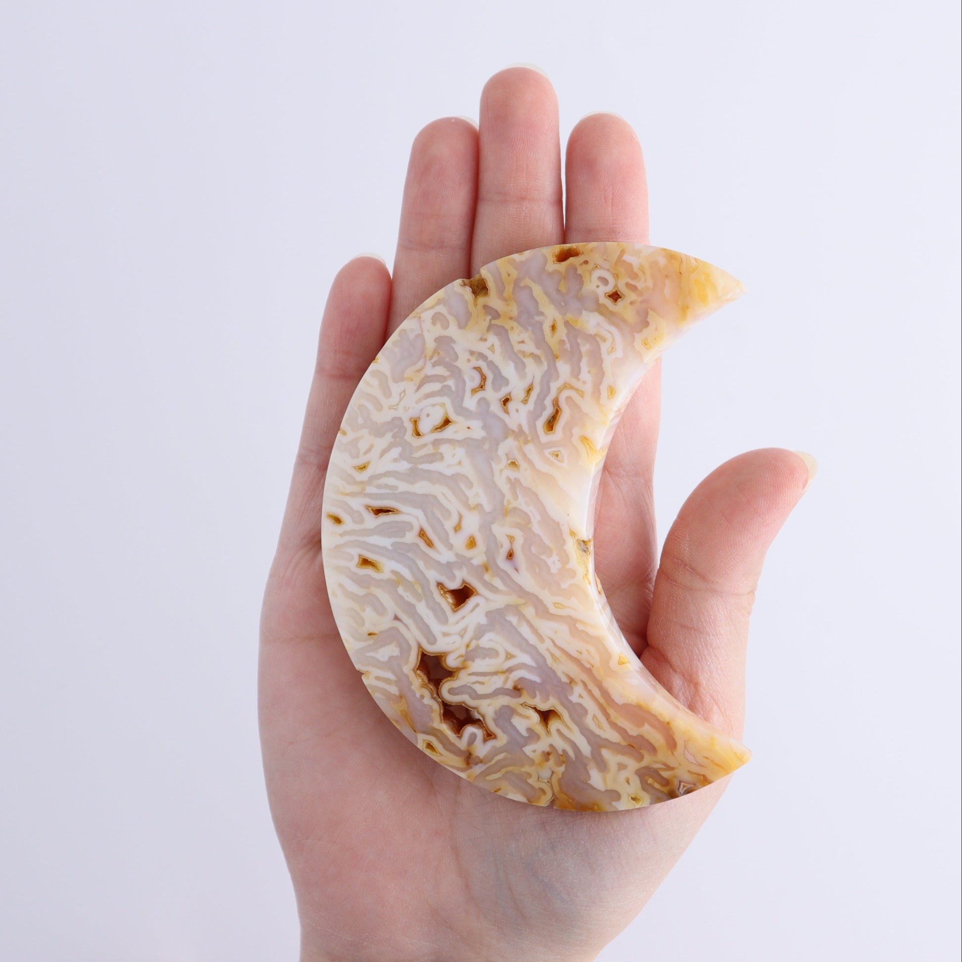 Agate Moons Set of 9 - Expert Wholesale and Supplier of Wholesale Crystals & Bulk Gemstones, ["Agate","moons"]