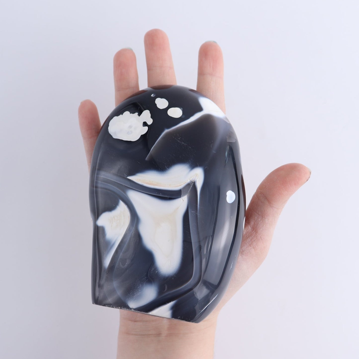 Orca Agate Freeform Set of 4