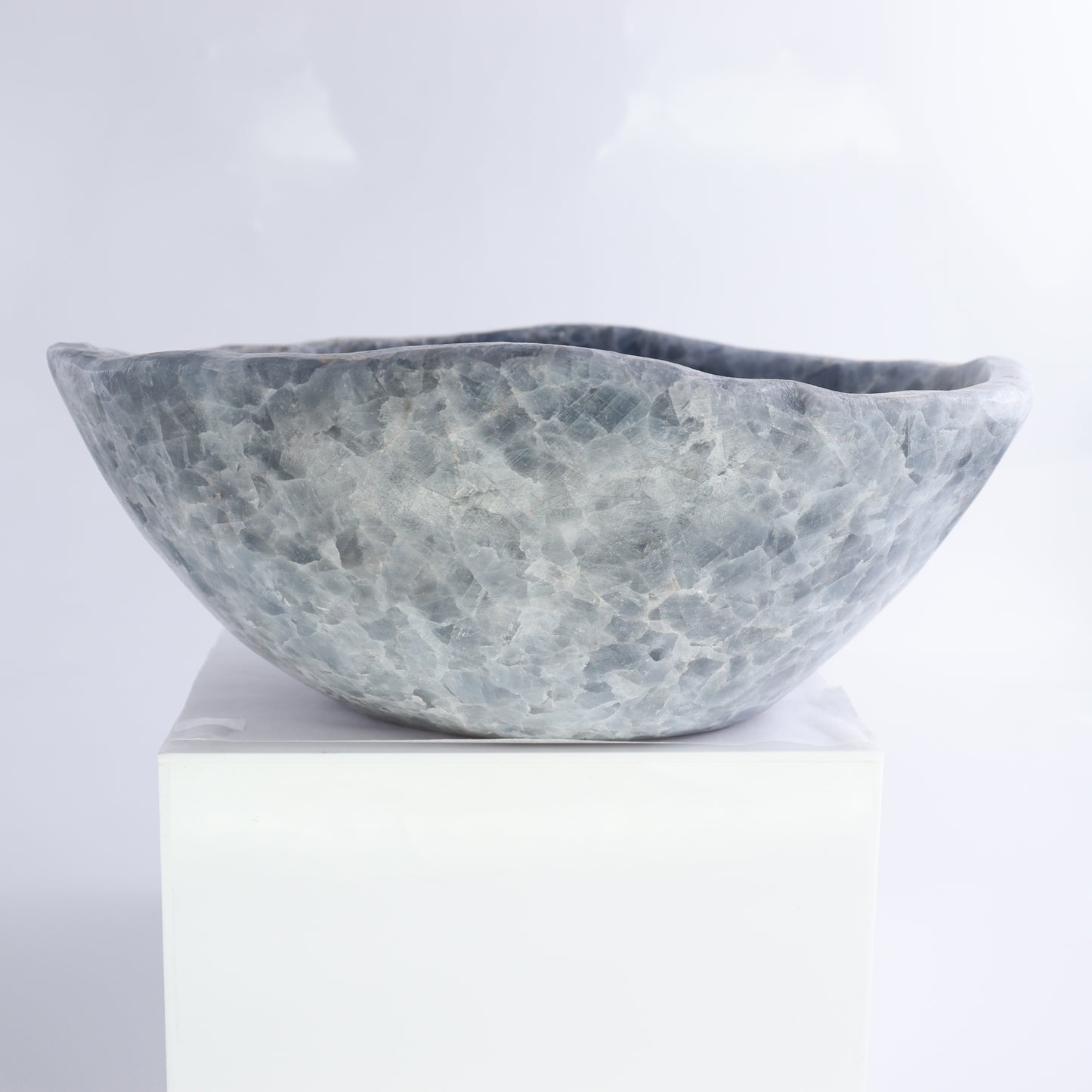 Blue Calcite Bowl