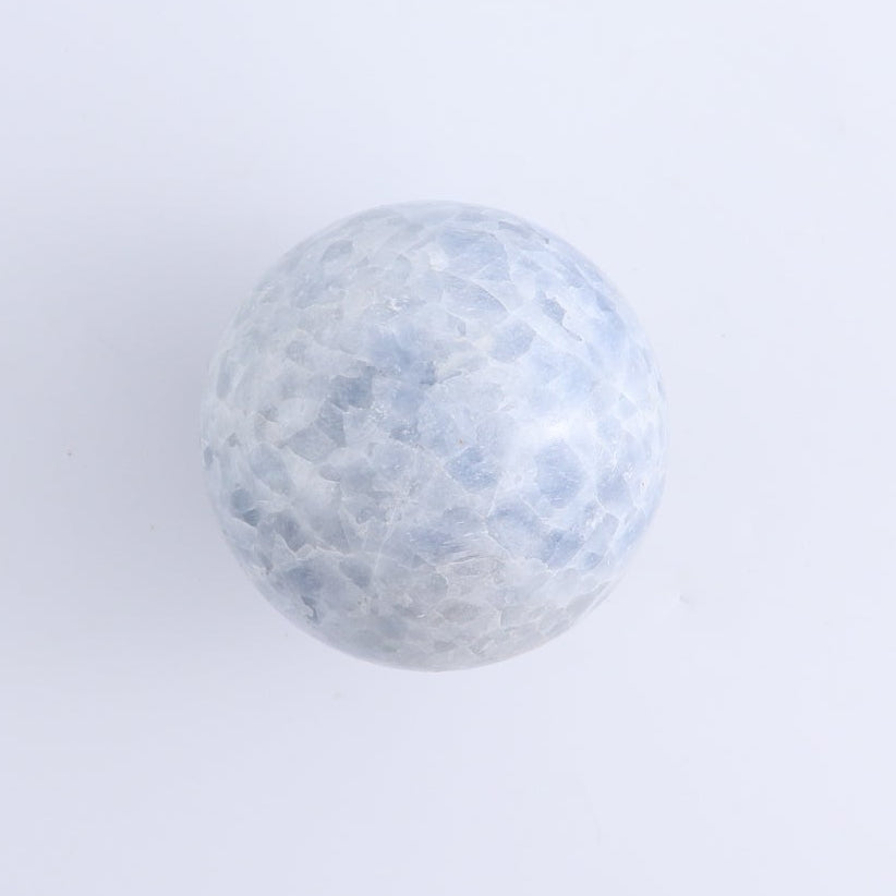 One Small Sphere Blue Calcite