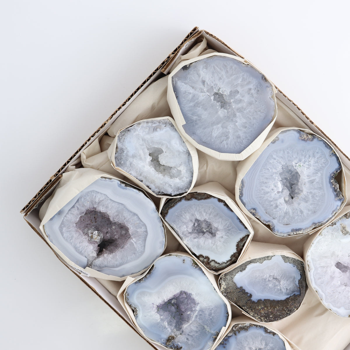Las Choyas Geodes Set of 9