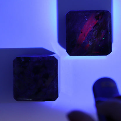 Charoite Cubes Set of 4 - Expert Wholesale and Supplier of Wholesale Crystals & Bulk Gemstones, ["Charoite","Cubes","Russia"]