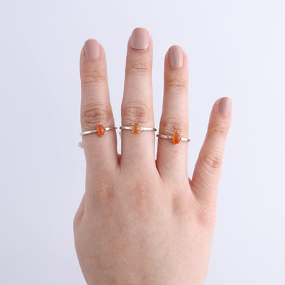 One Carnelian Ring - Expert Wholesale and Supplier of Wholesale Crystals & Bulk Gemstones, ["carnelian","India","Ring","sterling silver"]